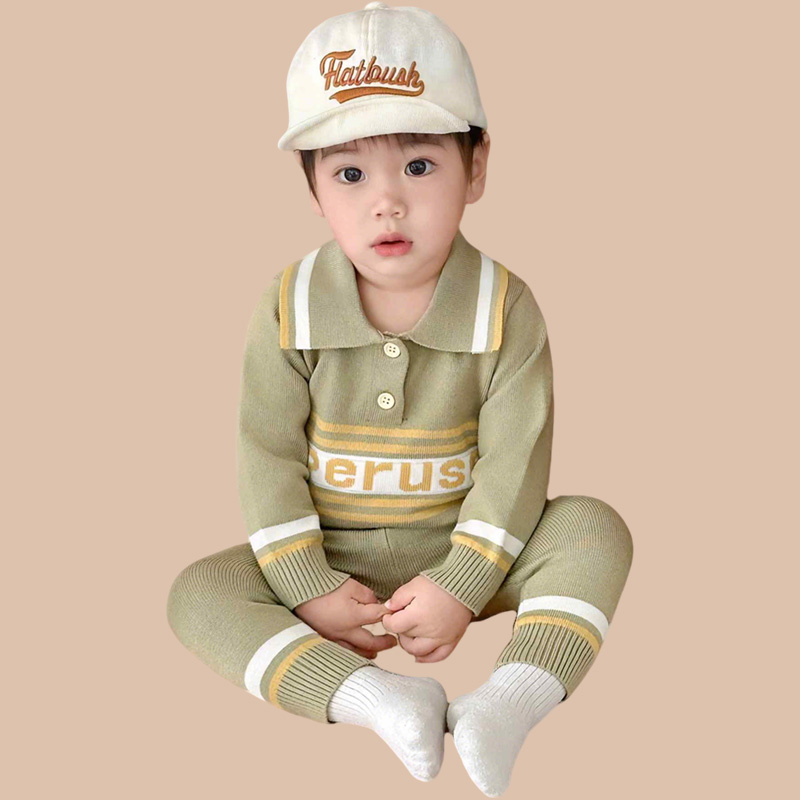 BABY FOUR-COLOR SWEATER SET - Hover image